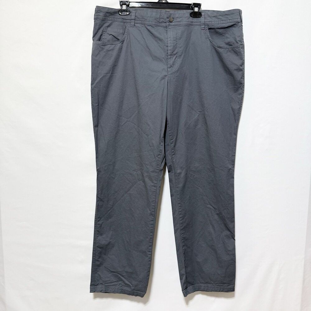 Columbia Mens 40x32 Gray Regular Fit Stretch Outdoor Work Casual